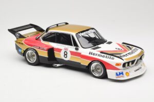 BMW 3.5 CSL E9 Hermetite #8 J. Fitzpatrick / T. Walkinshaw 1000 km Nurburgring 1976 Minichamps 1:18 155762608 Metall — Bild 4 von 6