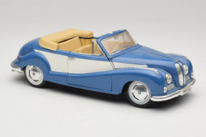 BMW 502 Cabriolet Blau Tchibo 1:18 45396 Metall — Bild 6 von 8