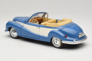 BMW 502 Cabriolet Blau Tchibo 1:18 45396 Metall — Bild 7 von 8