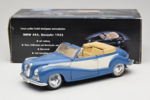 BMW 502 Cabriolet Blau Tchibo 1:18 45396 Metall — Bild 8 von 8