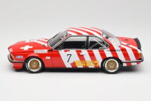 BMW 635 CSi E24 #7 BMW Italia G. Brancatelli / H. Kelleners Brno Grand Prix 1984 Minichamps 1:18 155842507 Metall — Bild 3 von 6