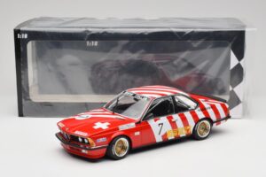 BMW 635 CSi E24 #7 BMW Italia G. Brancatelli / H. Kelleners Brno Grand Prix 1984 Minichamps 1:18 155842507 Metall — Bild 6 von 6