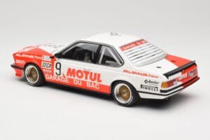 BMW 635 CSi E24 #9 Hollinger / P. Giroix Garage du Bac 24 Hours of Spa 1984 Minichamps 1:18 155842509 Metall — Bild 5 von 6