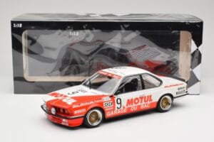 BMW 635 CSi E24 #9 Hollinger / P. Giroix Garage du Bac 24 Hours of Spa 1984 Minichamps 1:18 155842509 Metall — Bild 6 von 6