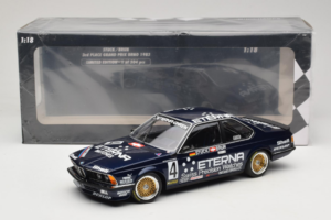 BMW 635 CSi E24 Schnitzer Eterna #4 H. Stuck / W. Brun 3rd Place Brno Grand Prix ETCC 1983 Minichamps 1:18 155832504 Metall — Bild 6 von 6