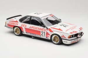 BMW 635CSi E24 Team Brun Motorsport #21 H. Grohs / T. Boutsen Spa 24 Hours 1985 Minichamps 1:18 155852521 Metall — Bild 4 von 6