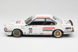 BMW 635CSi E24 Team Schnitzer Eterna #30 S. Bellof / S. Danner ETCC 1984 Minichamps 1:18 155832530 Metall — Bild 3 von 6