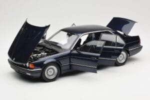 BMW 730i E32 Blau Metallic Minichamps 1:18 100023006 Metall — Bild 2 von 8