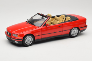 BMW 3 Series E36 Cabriolet Rot UT Models 1:18 BMW005 Metall