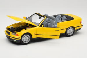 BMW 3 Series E36 Cabriolet Gelb UT Models 1:18 BMW007 Metall — Bild 2 von 8