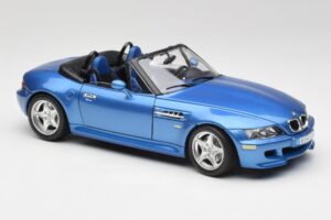 BMW Z3 E36 M Roadster Estoril Blue Bburago 1:18 3349-M1 Metall — Bild 6 von 8