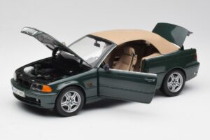 BMW 3 E46 Cabriolet Grün Kyosho 1:18 80430009757 Metall — Bild 2 von 8