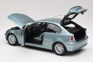BMW 325Ti E46 Compact Hellblau Metallic Kyosho 1:18 80430024439 Metall — Bild 5 von 8