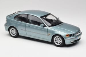 BMW 325Ti E46 Compact Hellblau Metallic Kyosho 1:18 80430024439 Metall — Bild 6 von 8