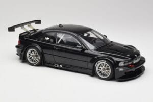 BMW M3 GTR E46 Plain Body Jet Schwarz AUTOart 1:18 80447 Metall — Bild 4 von 6