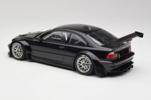 BMW M3 GTR E46 Plain Body Jet Schwarz AUTOart 1:18 80447 Metall — Bild 5 von 6