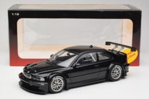 BMW M3 GTR E46 Plain Body Jet Schwarz AUTOart 1:18 80447 Metall — Bild 6 von 6