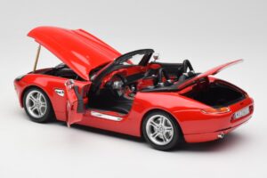 BMW Z8 E52 Roadster Hellrot Bburago 1:18 12032 Metall — Bild 5 von 8