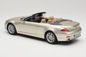 BMW 6 Series E64 Cabriolet Mineral Silver Metallic Kyosho 1:18 80430153437 Metall — Bild 8 von 9