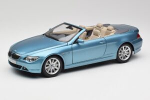 BMW 6 E64 Cabriolet Hellblau Kyosho 1:18 80430153440 Metall
