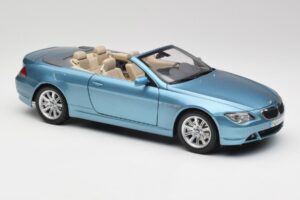 BMW 6 E64 Cabriolet Hellblau Kyosho 1:18 80430153440 Metall — Bild 6 von 8