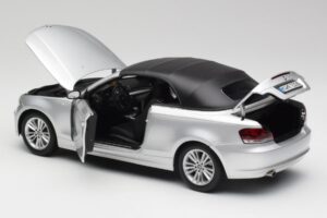BMW 135i E88 Cabriolet Titan Silber Kyosho 1:18 80430427021 Metall — Bild 5 von 8
