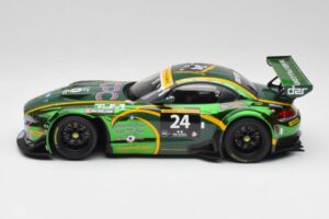 BMW Z4 E89 GT3 #24 Saudi Falcons K. Al Faisal / A. Binladen Dubai 24 Hours 2013 Minichamps 1:18 151132324 Metall — Bild 3 von 6