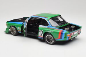 BMW 3.5 CSL E9 Gruppe 5 #12 H. Quester / G. Nilsson Zeltweg Winner 1976 Minichamps 1:18 180762012 Metall — Bild 5 von 8