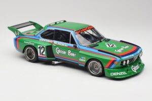 BMW 3.5 CSL E9 Gruppe 5 #12 H. Quester / G. Nilsson Zeltweg Winner 1976 Minichamps 1:18 180762012 Metall — Bild 6 von 8