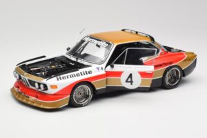 BMW 3.5 CSL E9 Gruppe 5 #4 J. Fitzpatrick / T. Walkinshaw Silverstone Winner 1976 Minichamps 1:18 180762004 Metall — Bild 2 von 8