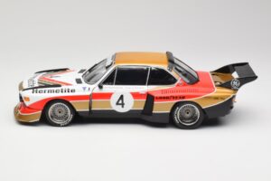 BMW 3.5 CSL E9 Gruppe 5 #4 J. Fitzpatrick / T. Walkinshaw Silverstone Winner 1976 Minichamps 1:18 180762004 Metall — Bild 4 von 8
