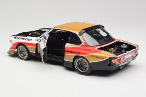 BMW 3.5 CSL E9 Gruppe 5 #4 J. Fitzpatrick / T. Walkinshaw Silverstone Winner 1976 Minichamps 1:18 180762004 Metall — Bild 5 von 8