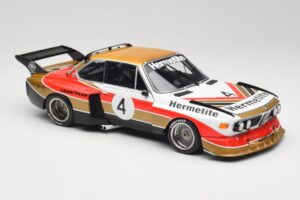 BMW 3.5 CSL E9 Gruppe 5 #4 J. Fitzpatrick / T. Walkinshaw Silverstone Winner 1976 Minichamps 1:18 180762004 Metall — Bild 6 von 8