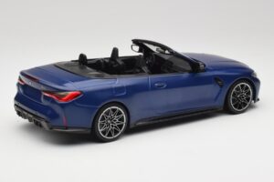 BMW M4 G82 Cabriolet Frozen Portimao Blue Minichamps 1:18 155021030 Metall — Bild 2 von 6
