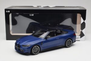 BMW M4 G82 Cabriolet Frozen Portimao Blue Minichamps 1:18 155021030 Metall — Bild 6 von 6