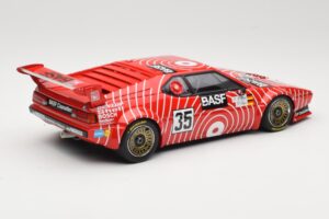 BMW M1 BASF GS Sport #35 H-J. Stuck / H. Heyer 6 Hours of Silverstone 1981 Minichamps 1:18 155812935 Metall — Bild 2 von 6