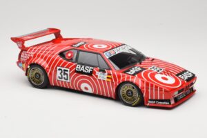 BMW M1 BASF GS Sport #35 H-J. Stuck / H. Heyer 6 Hours of Silverstone 1981 Minichamps 1:18 155812935 Metall — Bild 4 von 6