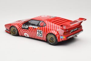 BMW M1 BASF GS Sport #35 H-J. Stuck / H. Heyer 6 Hours of Silverstone 1981 Minichamps 1:18 155812935 Metall — Bild 5 von 6