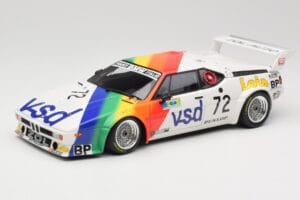 BMW M1 #72 BMW France Zol Auto B. Rousselot / J. Servanin 24 Hours of Le Mans 1981 Minichamps 1:18 180812972 Metall
