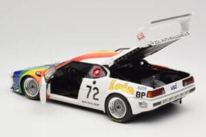 BMW M1 #72 BMW France Zol Auto B. Rousselot / J. Servanin 24 Hours of Le Mans 1981 Minichamps 1:18 180812972 Metall — Bild 5 von 8