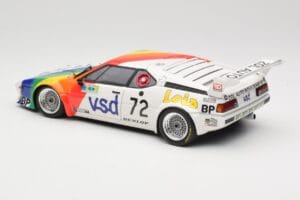 BMW M1 #72 BMW France Zol Auto B. Rousselot / J. Servanin 24 Hours of Le Mans 1981 Minichamps 1:18 180812972 Metall — Bild 7 von 8