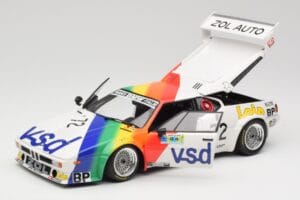 BMW M1 #72 BMW France Zol Auto B. Rousselot / J. Servanin 24 Hours of Le Mans 1981 Minichamps 1:18 180812972 Metall — Bild 8 von 8
