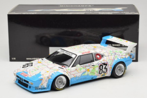BMW M1 Carte de France #83 D. Pironi / D. Quester 24 Hours of Le Mans 1980 Minichamps 1:18 180802983 Metall — Bild 8 von 8