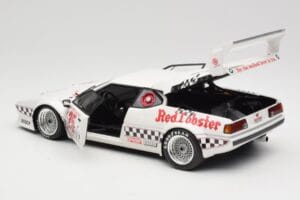 BMW M1 #25 Red Lobster D. Cowart / K. Miller LA Times GP Riverside 1981 Minichamps 1:18 180812925 Metall — Bild 7 von 8