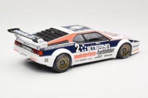 BMW M1 Schnitzer #2 H-J. Stuck Winner Deutsche Automobil Rennsport Trophy Zolder 1982 Minichamps 1:18 155822902 Metall — Bild 2 von 6