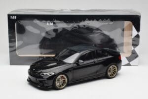 BMW M2 CS F87 Schwarz Metallic Mit Goldfelgen Minichamps 1:18 155021021 Metall — Bild 6 von 6