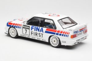 BMW M3 E30 #7 Fina J. Cecotto DTM 1992 AUTOart 1:18 89246 Metall — Bild 6 von 7