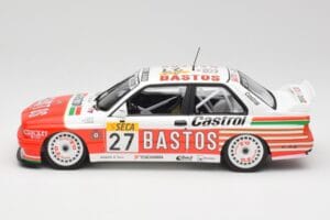 BMW M3 E30 #27 Bigazzi Team S. Soper / A. Hahne 4th Place 24 Hours of Spa 1990 Minichamps 1:18 155902027 Metall — Bild 3 von 6