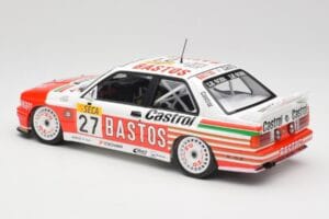 BMW M3 E30 #27 Bigazzi Team S. Soper / A. Hahne 4th Place 24 Hours of Spa 1990 Minichamps 1:18 155902027 Metall — Bild 5 von 6