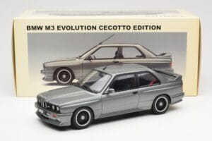 BMW M3 E30 Sport Evolution Cecotto Grau AUTOart 1:18 70567 Metall — Bild 8 von 8